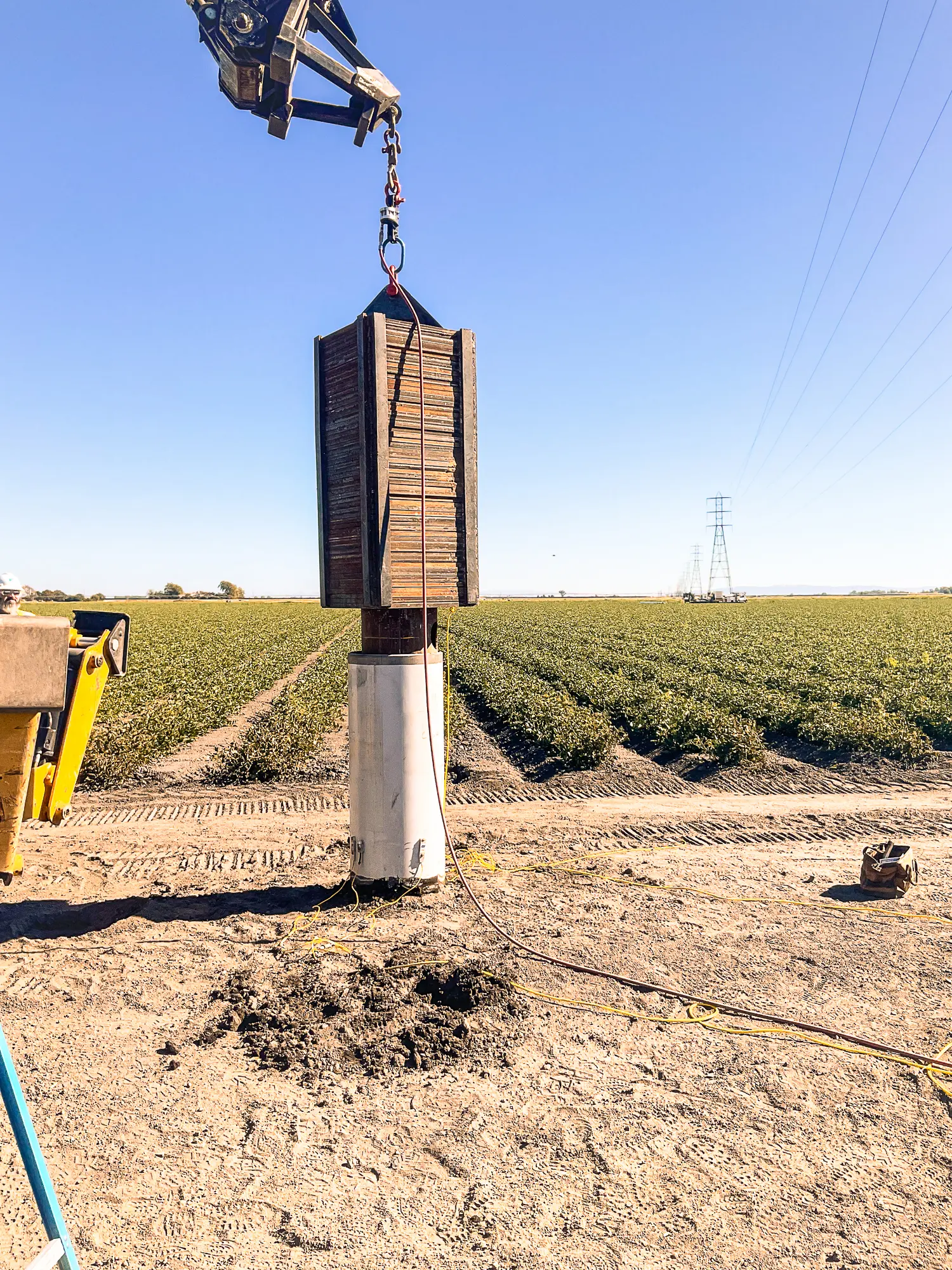 Substation Construction Core Services Drilled Pile